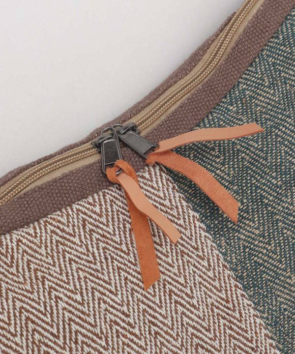 Jute Blend Round Shoulder Bag