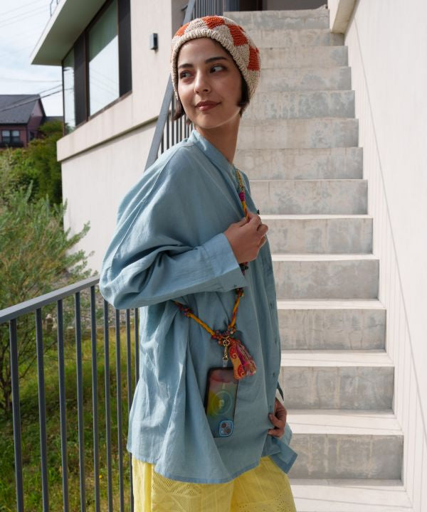 Nepalese Cotton Knit Beret