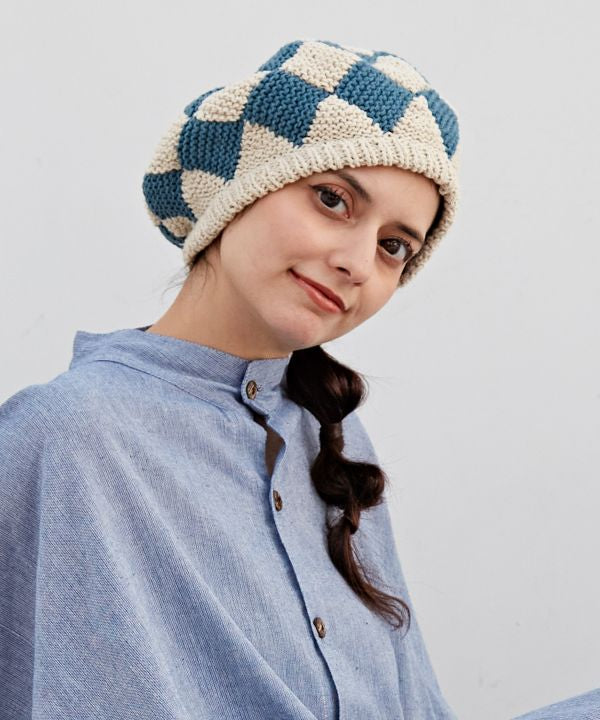 Nepalese Cotton Knit Beret