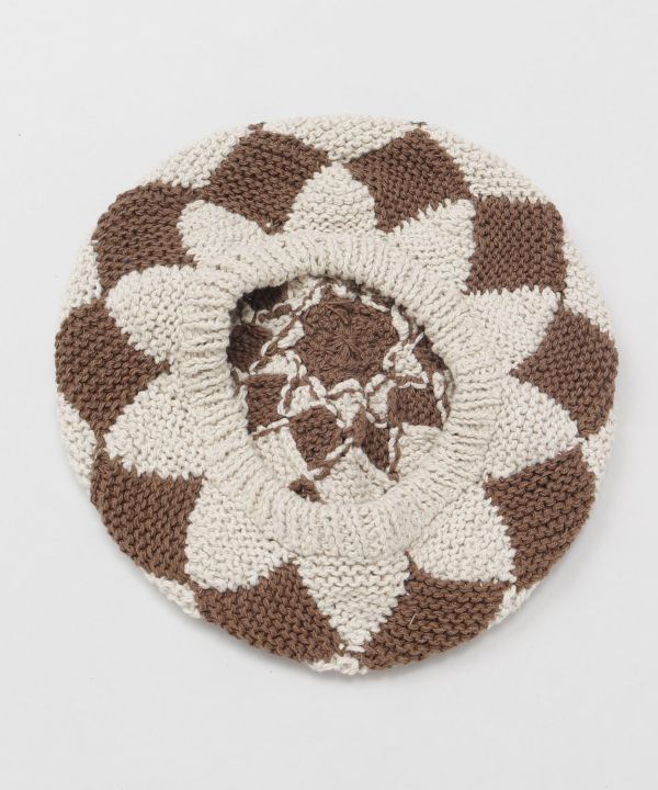 Nepalese Cotton Knit Beret
