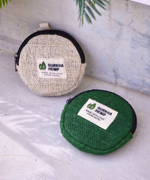 Hemp Round Pouch