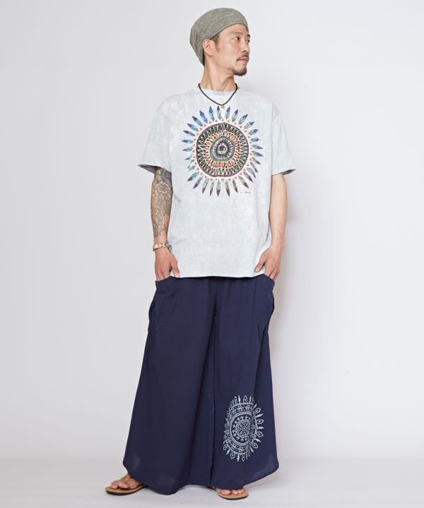 Mandala Flare Hem Pants
