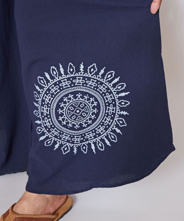 Mandala Flare Hem Pants