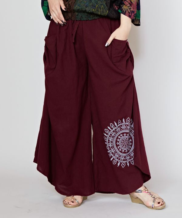 Mandala Flare Hem Pants