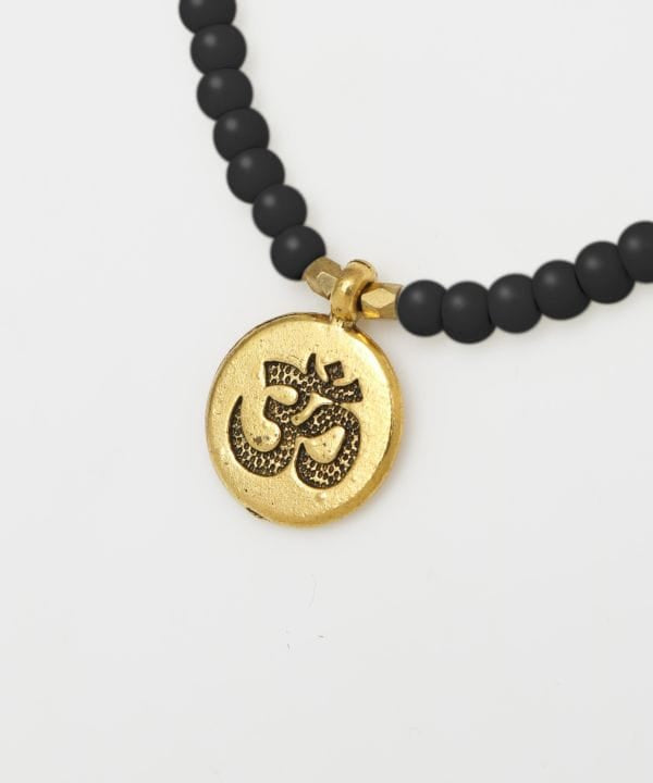 OM Beads Necklace Necklaces by AMINA - Ametsuchi