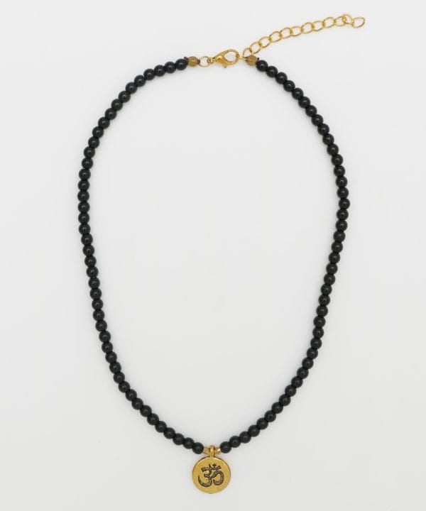 OM Beads Necklace Necklaces by AMINA - Ametsuchi