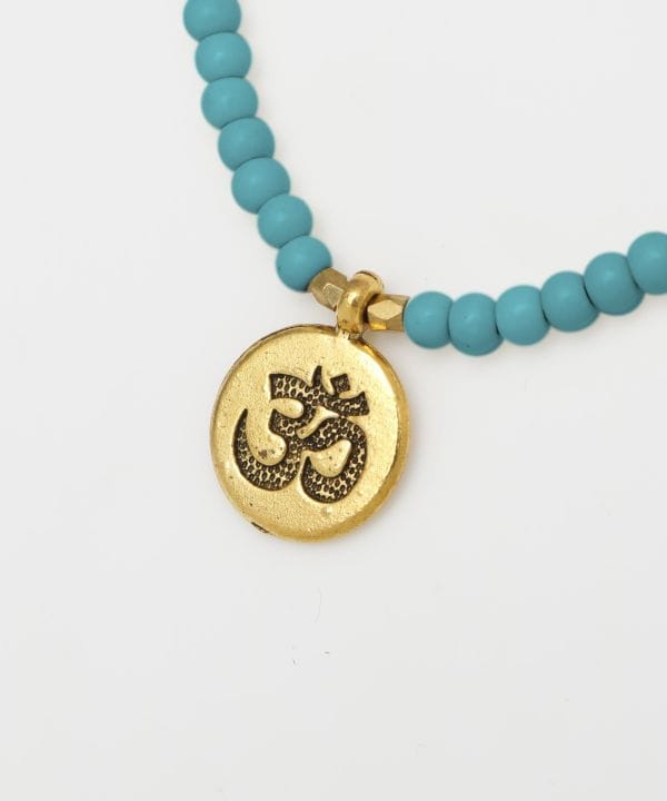 OM Beads Necklace Necklaces by AMINA - Ametsuchi