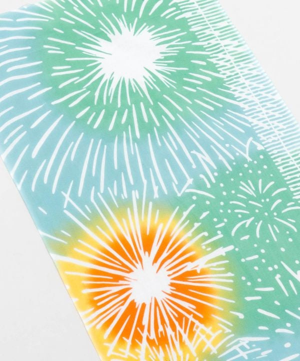 TENUGUI Towel - HANABI to KINGYO Tenugui by Kaya - Ametsuchi