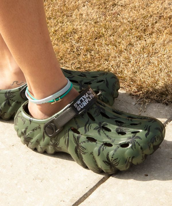 SURF＆Palms Clog Sandals - 23.5cm & 24.5cm