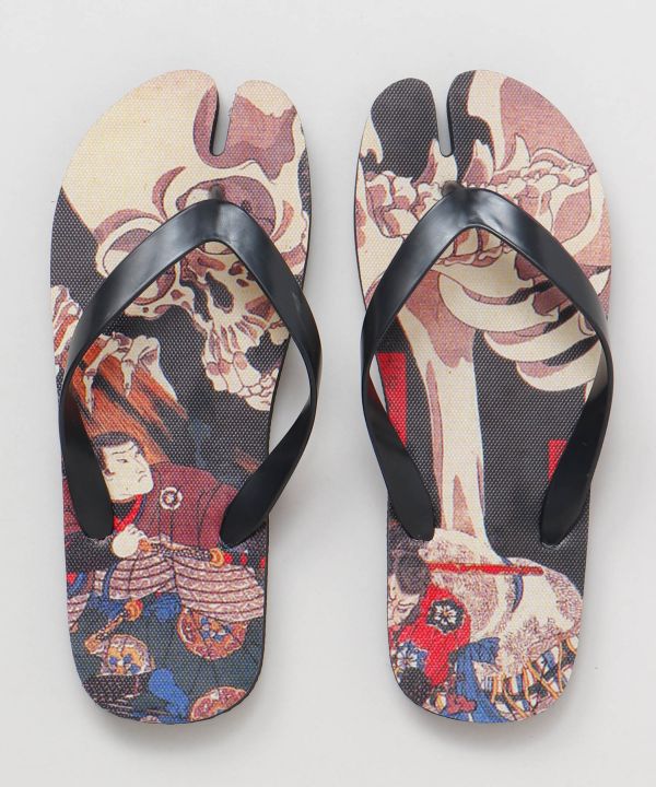 NIPPON ART Ukiyo-e Flip Flops - M 23-24cm