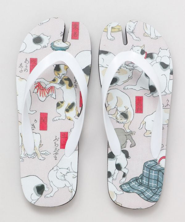 NIPPON ART Ukiyo-e Flip Flops - M 23-24cm