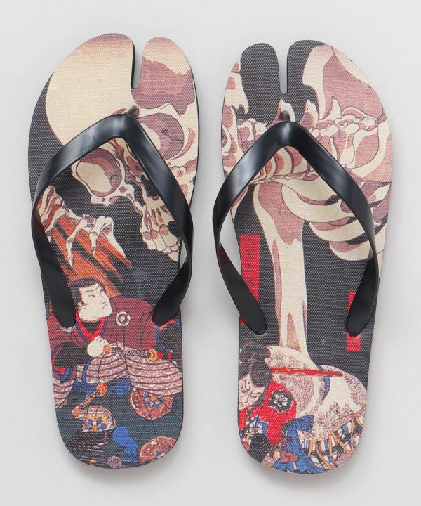 NIPPON ART Ukiyo-e Flip Flops - L 27～28cm