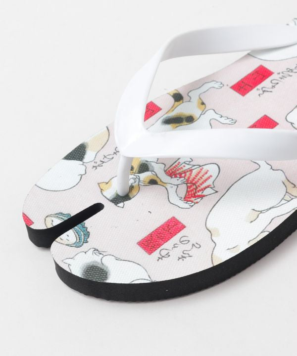 NIPPON ART Ukiyo-e Flip Flops - L 27～28cm