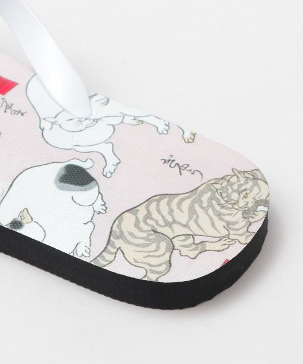 NIPPON ART Ukiyo-e Flip Flops - L 27～28cm