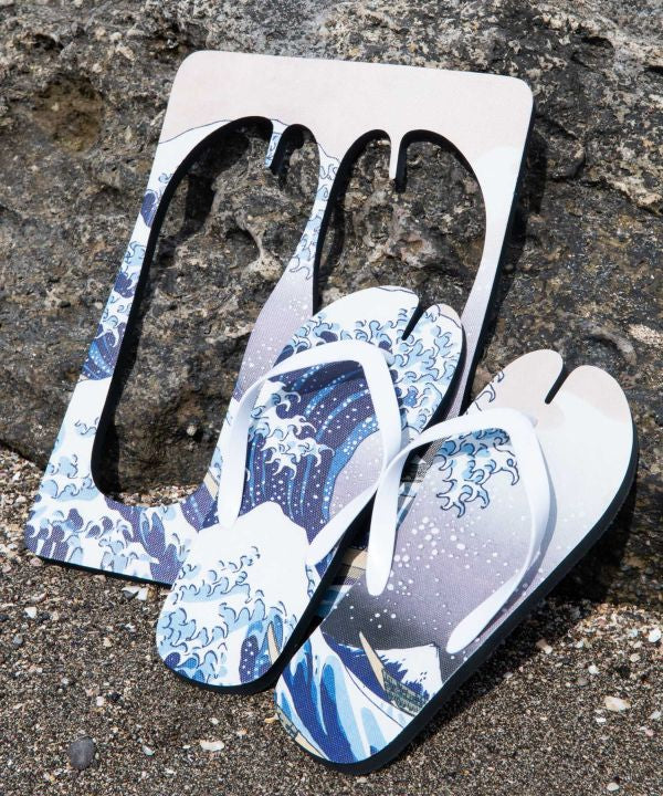 NIPPON ART Ukiyo-e Flip Flops - L 27～28cm