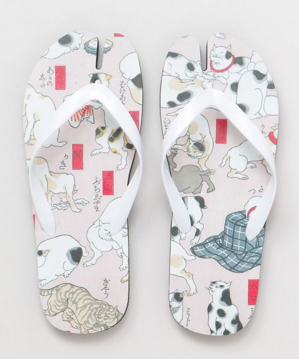 NIPPON ART Ukiyo-e Flip Flops - L 27～28cm