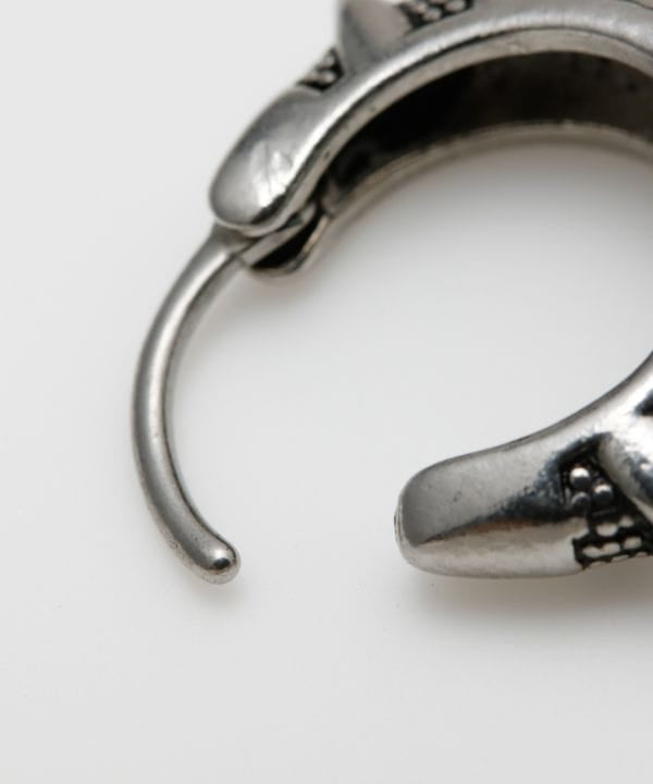 Edgy Stud-Style Hoop Earrings