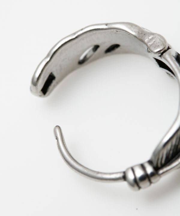 Feather Hoop Earrings