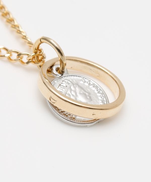 Dimensional Coin Necklace