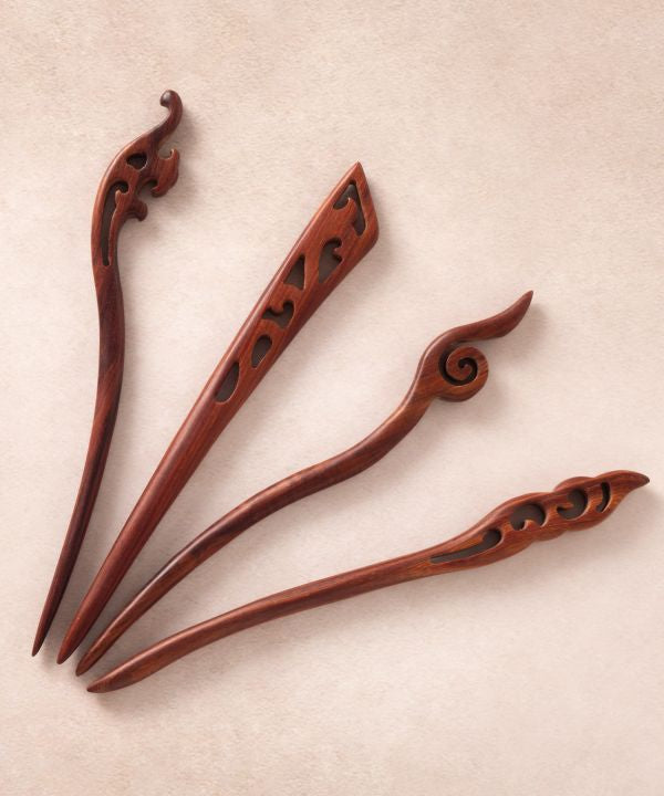 SANSUI - Wooden Kanzashi Hairpin