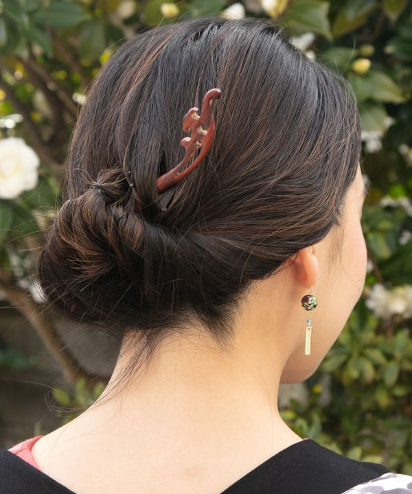 SANSUI - Wooden Kanzashi Hairpin