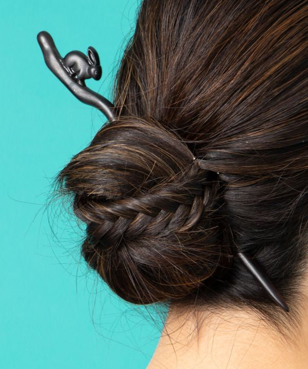 Wooden Animal Kanzashi Hairpin