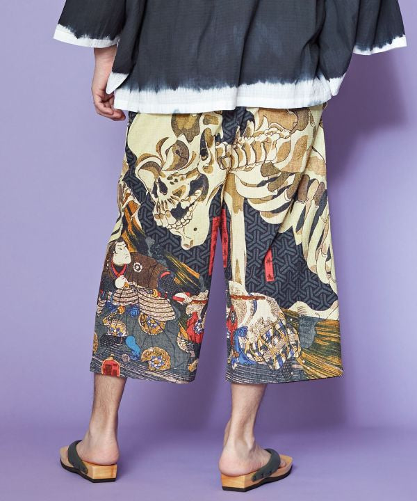 NIPPON ART Ukiyo-e Cropped Pants Pants & Shorts by Kaya - Ametsuchi