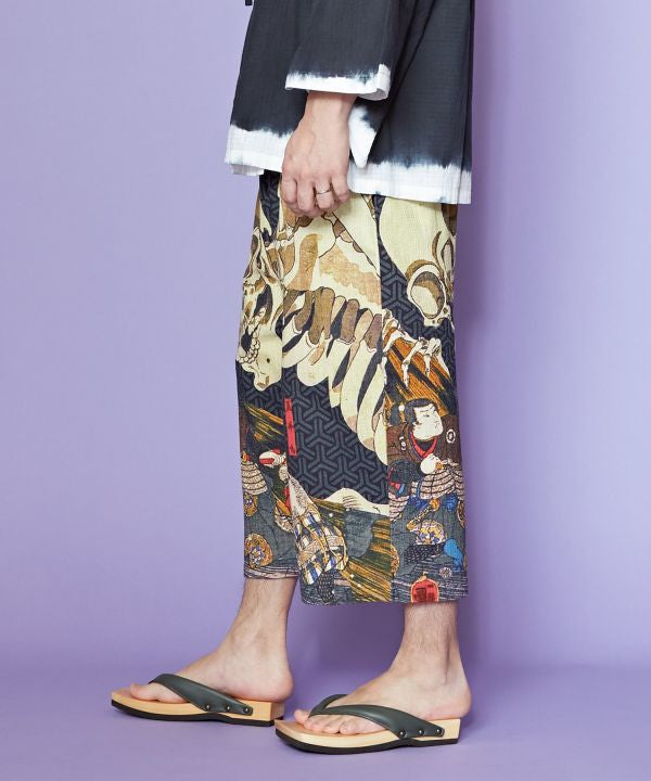 NIPPON ART Ukiyo-e Cropped Pants Pants & Shorts by Kaya - Ametsuchi