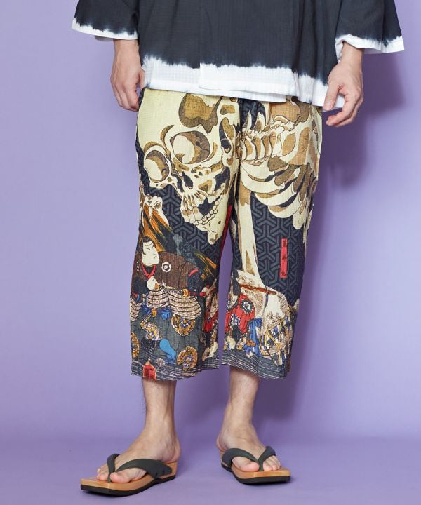 NIPPON ART Ukiyo-e Cropped Pants Pants & Shorts by Kaya - Ametsuchi