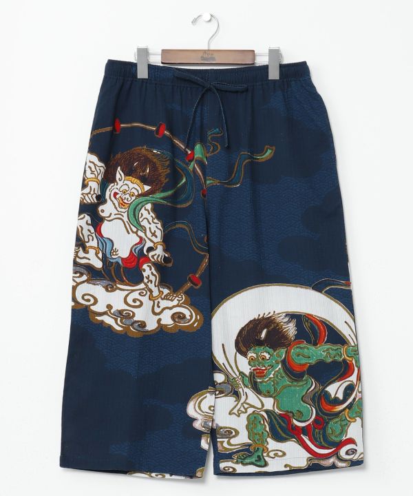 NIPPON ART Ukiyo-e Cropped Pants Pants & Shorts by Kaya - Ametsuchi