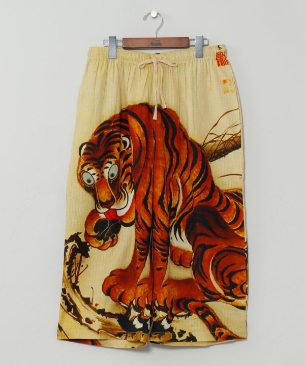 NIPPON ART Ukiyo-e Cropped Pants by Kaya - Ametsuchi