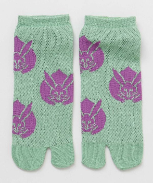 Moss Stitch TABI Socks 23-25cm - USAGI Socks by Kaya - Ametsuchi