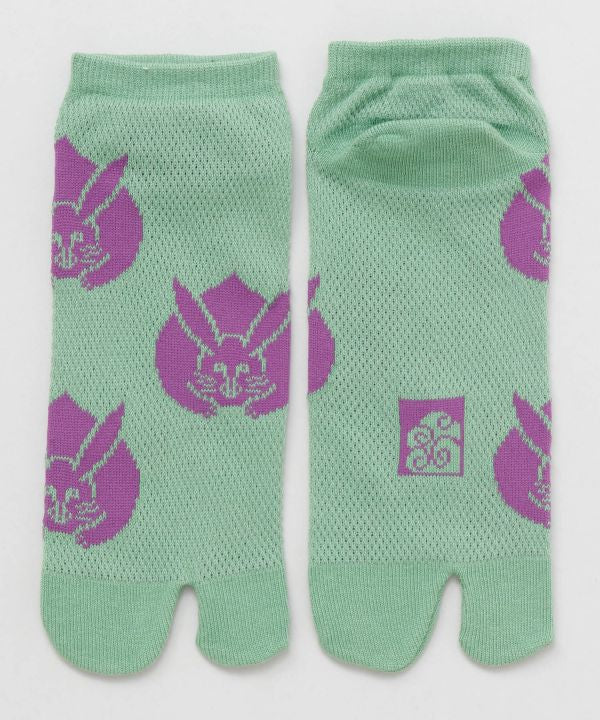 Moss Stitch TABI Socks 23-25cm - USAGI Socks by Kaya - Ametsuchi