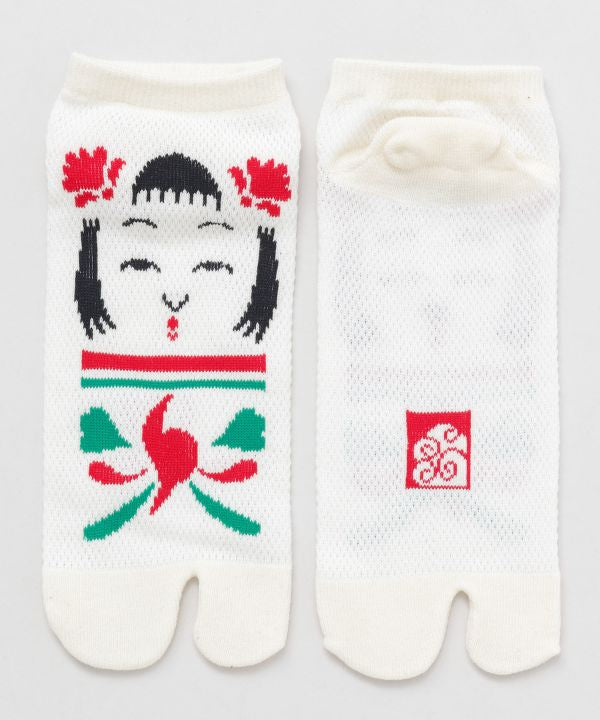 Moss Stitch TABI Socks 23-25cm - KOKESHI