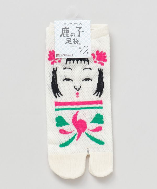 Moss Stitch TABI Socks 23-25cm - KOKESHI