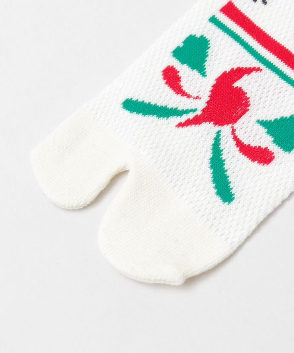 Moss Stitch TABI Socks 23-25cm - KOKESHI