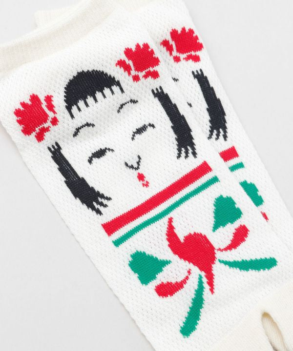 Moss Stitch TABI Socks 23-25cm - KOKESHI