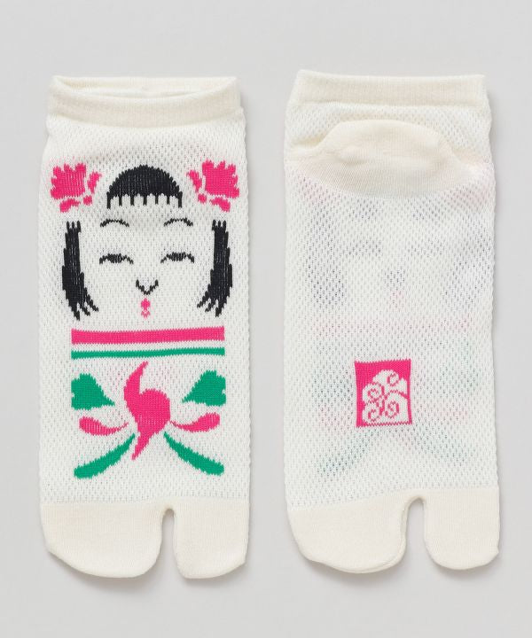 Moss Stitch TABI Socks 23-25cm - KOKESHI