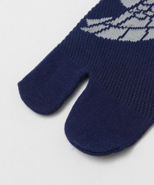 Moss Stitch TABI Socks 25-28cm - TSURU Socks by Kaya - Ametsuchi