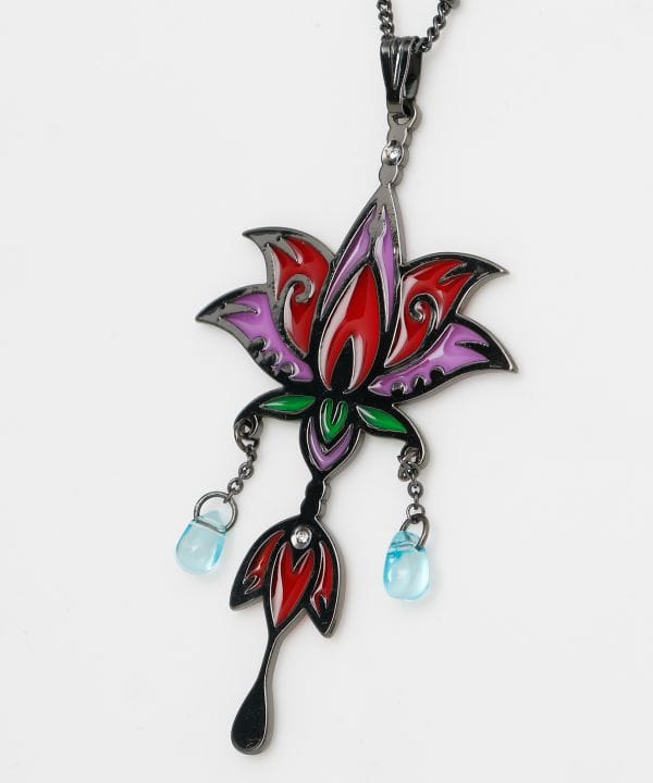 Collier Lotus Style Vitrail