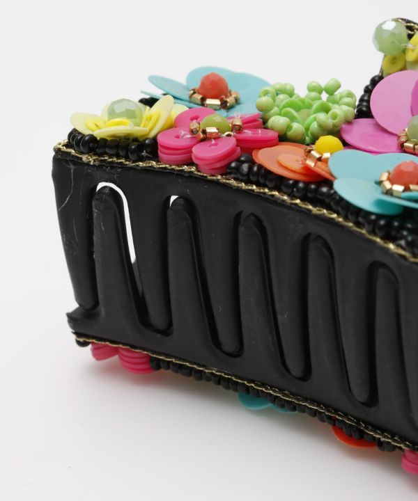 Floral Beads Hair Clip