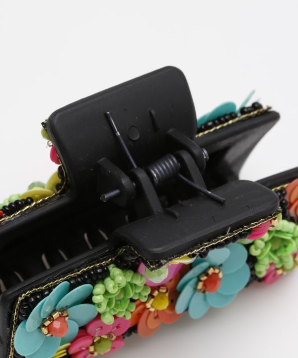 Floral Beads Hair Clip