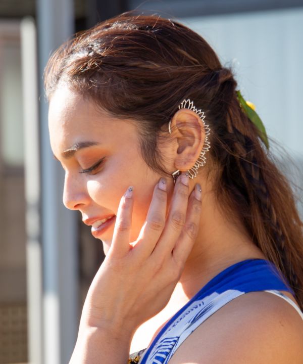 Lotus Ear Hook (1pc)