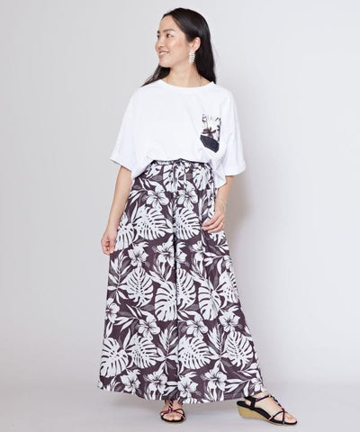 Floral Wide Leg Pants