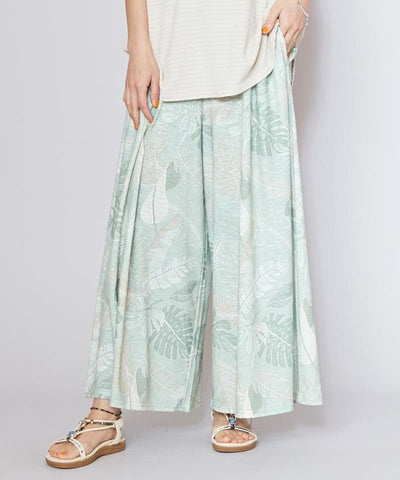 Floral Wide Leg Pants