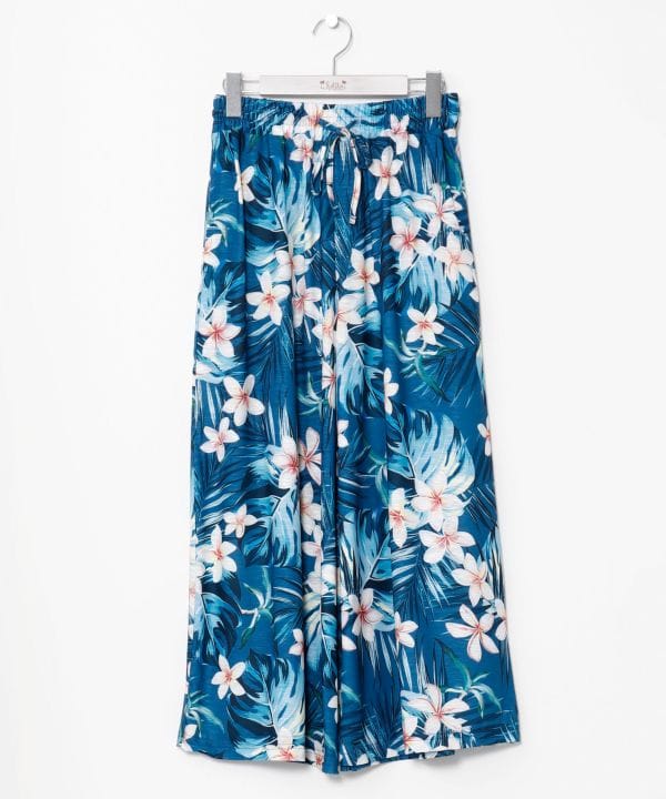 Floral Wide Leg Pants