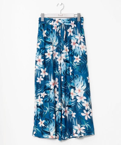 Floral Wide Leg Pants