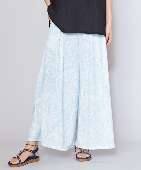 Floral Wide Leg Pants