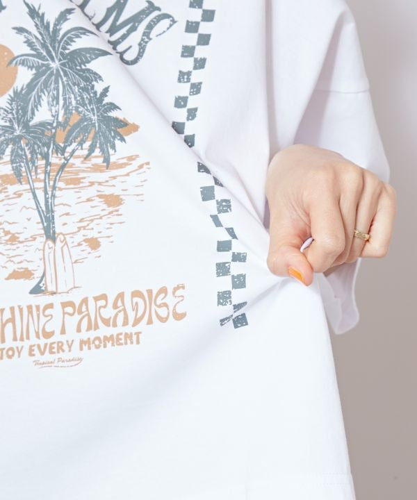 SURF＆Palms Graphic T-shirt