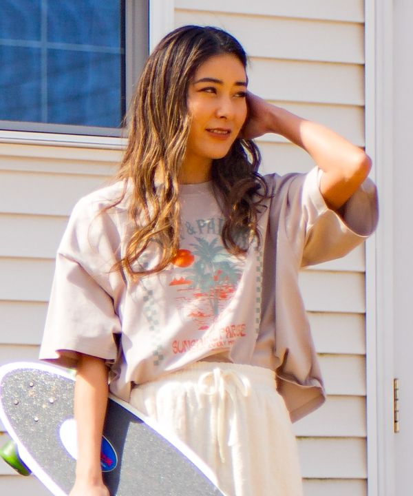 SURF＆Palms Graphic T-shirt